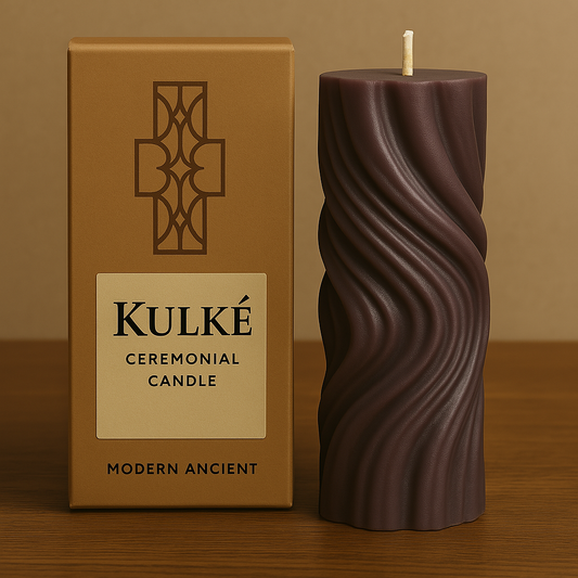 KULKÉ Duskwind Spiral Ceremonial Candle